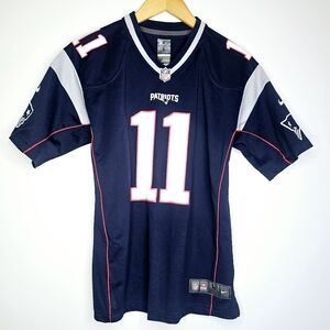 Nike NFL Patriots Jersey Edelman - Navy and White